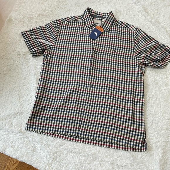 Tommy Bahama Multicolor Plaid Button Down Shirt - Picture 8 of 12